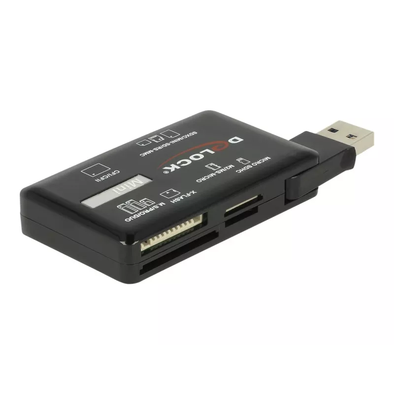DeLOCK SuperSpeed USB Card Reader CF SD Micro SD MS M2 xD 5 Gbps