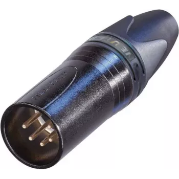 Neutrik XLR-Connector Plug, straight Number of Poles: 5 Black NC5MXX-B 1 pc(s) (NC5MXX-B)