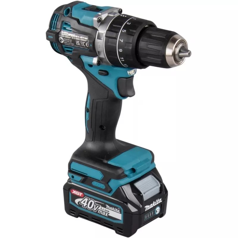Makita - Rotary Hammer/Driver - Cordless - 2 Speeds - Chuck Key 13 mm - 64 N·m - 2 Batteries, Charger Included - 40 V