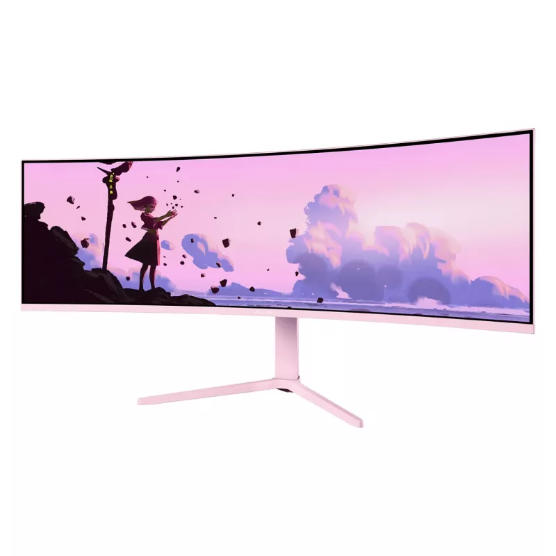 Curved monitor Arozzi Nova 49” (124.5 cm) Dual QHD 5120×1440 LED VA 32:9 4 ms Pink