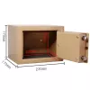 Key box Extralink S-404 home office gold — wall-mountable key safe, compact lockbox