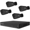 Surveillance Camera Set Foscam FN9108E-B4-2T — 4 Cameras with Recorder, Black