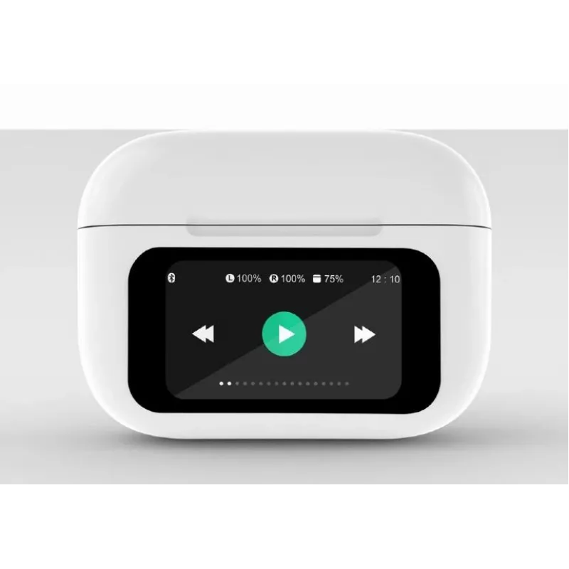 Headset BLUETOOTH/WHITE TWS-LCD-ANC-01-W Gembird