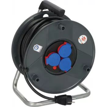 Cord Reel Brennenstuhl 1098490024 3 AC outlets 40 m Black Blue Red