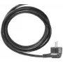 Bachmann H05VV-F 3G - Power Cable - Type F (M) right-angled to without plug - AC 250 V - 16 A - 5,0m - Moulded - Black - Germany (304.176)