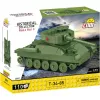 Building set Cobi T-34-85 tank model — 110 pieces, age 6+, green
