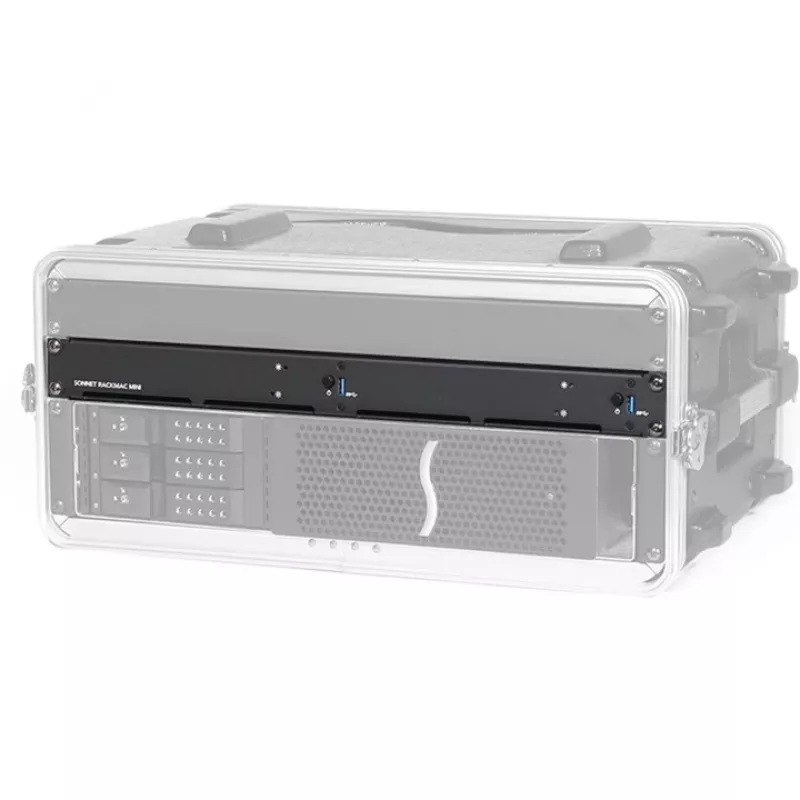 Sonnet RackMac mini 1U Rack Mounting Kit for Two Mac minis - Black