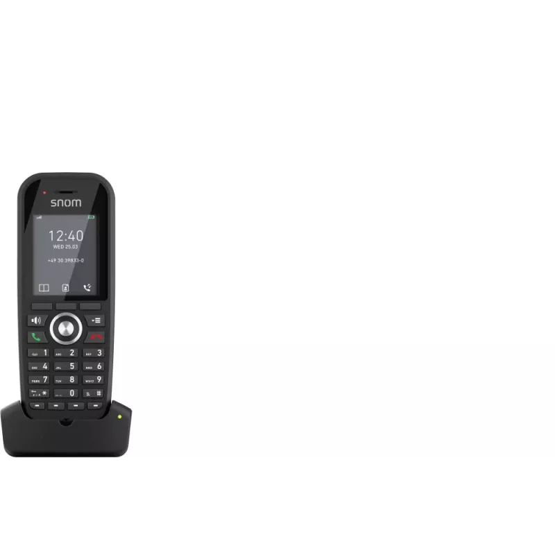 DECT telephone Snom M30 IP DECT Handset Wireless handset Black