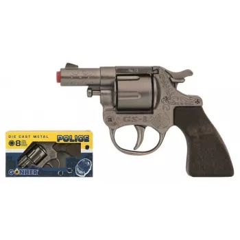 Pulio Police revolver small, metal 73/0