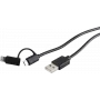USB cable ShiverPeaks BS14-14025 USB 2.0 1 m