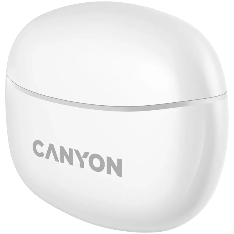 Canyon Computer Speakers Canyon TWS-5 Bluetooth headset, with microphone, BT V5.3 JL 6983D4, Frequence Response:20Hz-20kHz, battery EarBud 40mAh*2+Charging Case 500mAh, type-C ka