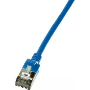 LogiLink Slim U/FTP Network Cable 1 m Cat6a U/FTP (STP) Blue (CQ9036S)