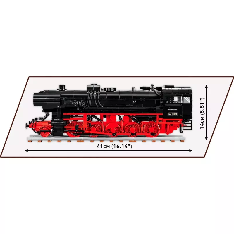 DR BR 52/TY2 Steam Locomotive, Construction Toy Scale 1:35