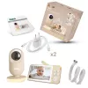 Vedo Cream Electronic Baby Nanny With Wireless Receiver