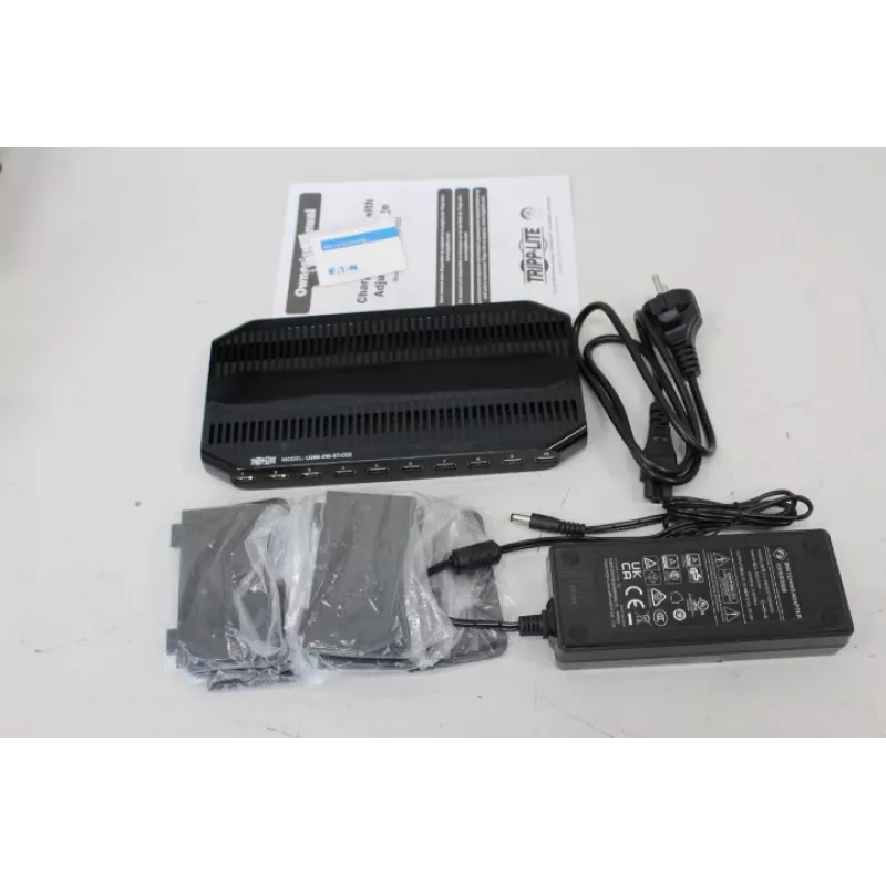 USB charging station tripp lite U280-010-ST-CEE — 10 USB ports, adjustable storage
