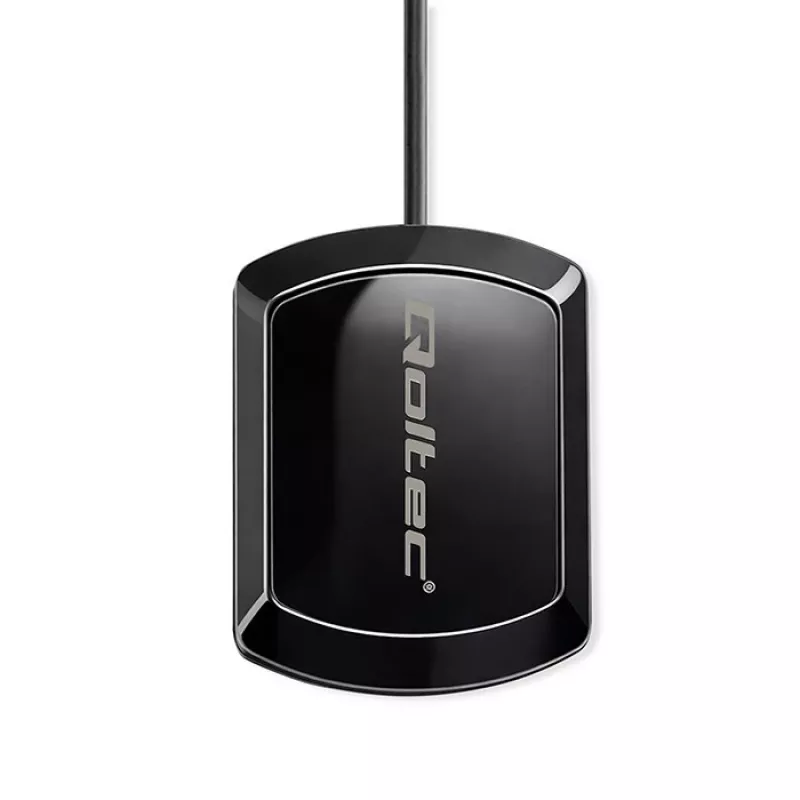 External GPS/GLONASS Antenna QOLTEC 28 dBi 50 W with SMA right-angle connector