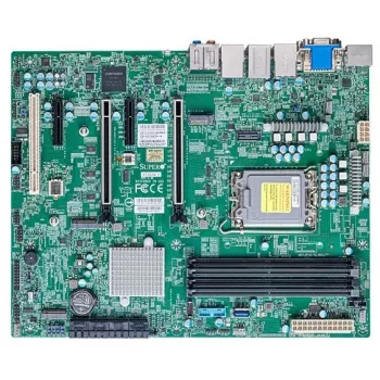 Supermicro - X13SAE-F - Motherboard - ATX - LGA1700-Socket - W680 Chipset USB 3.2 Gen 1 USB 3.2 Gen 2 USB-C Gen 2x2 Gigabit LAN 2.5 Gigabit LAN Onboard Graphics HD Audio