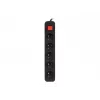 Power extension Lanberg PS1-05E-0300-BK 3 m 5 AC outlet(s) Indoor White