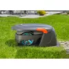 Garage for Robot Mower, shelter Grey/turquoise, for SILENO life, SILENO city
