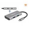 USB Hub DeLOCK External USB 10 Gbps USB Type-C Hub 63260