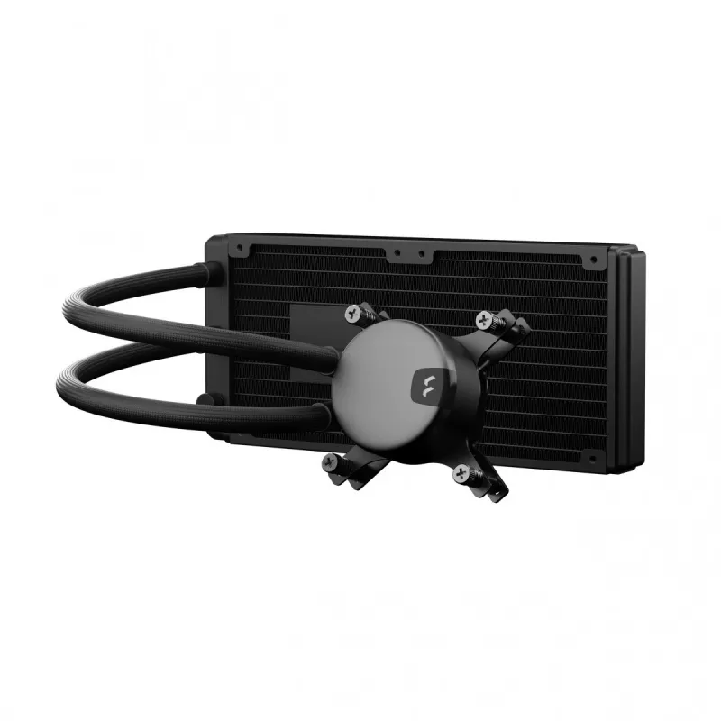 All-in-one liquid cooler Fractal Design Lumen S24 v2 RGB — 240mm radiator, 120mm RGB fans, Black