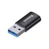 Adapter Baseus Ingenuity USB Type-A (female) to USB Type-C (male) 10 Gbit/s, black, 14×22×8 mm