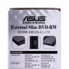 External DVD±RW optical drive ASUS SDRW-08D2S-U Lite, USB 2.0, black, 24x CD / 8x DVD, 142×142×20 mm