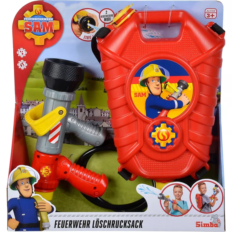 Simba-Dickie Simba Sam role-play fire engine tank bag — water play accessory