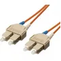 Equip SC/SC Fiber Optic Patch Cord- OM1/OM2, 5.0m , 62.5/125µ