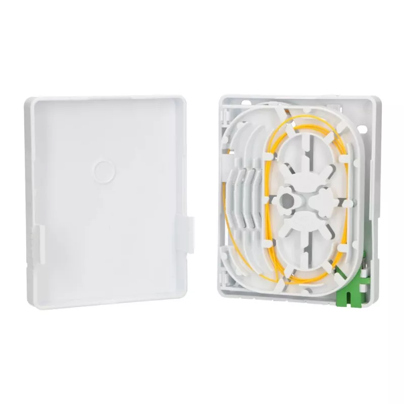 Extralink Olivia Fiber Optic Box, 2 Splices, with Pigtail and SC/APC Adapter