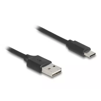 USB cable DeLOCK 90133 USB 2.0 0.8 m Black