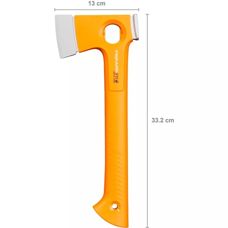 Single axe hatchet Fiskars 1069101, steel head, 330 mm length, orange