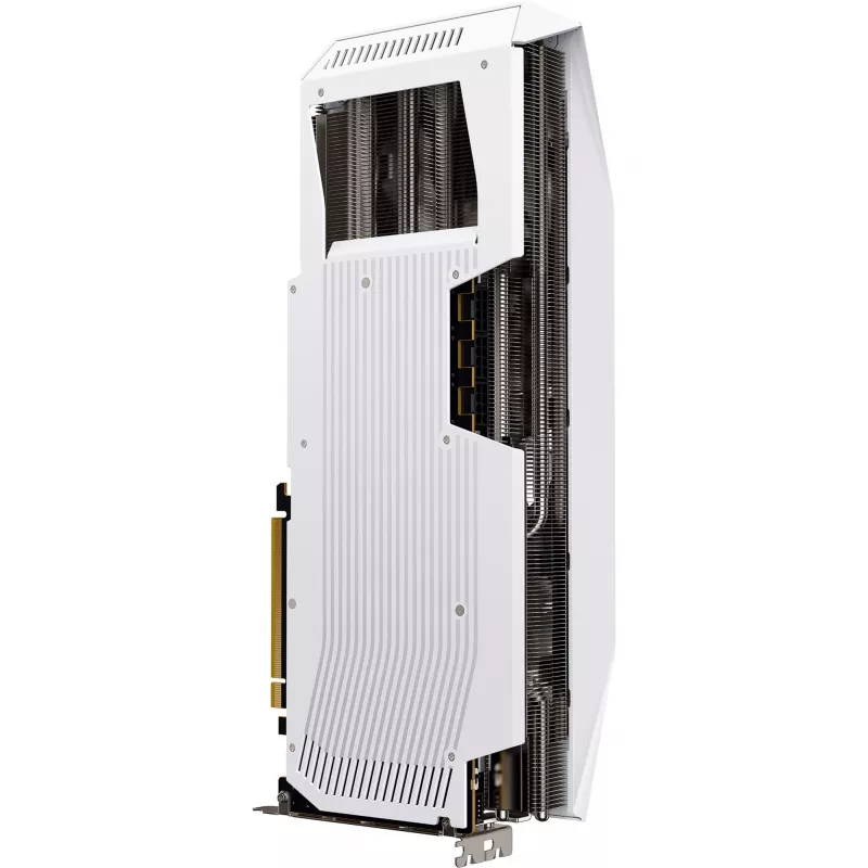 Graphics card XFX Radeon RX 9070 XT — 16 GB GDDR6, 256-bit, PCIe x16, 3 fans, White, 360 mm