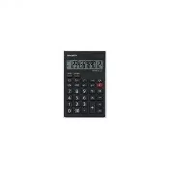 Desktop calculator Sharp EL125TWH — basic 12-digit calculator, dual power (solar + battery)