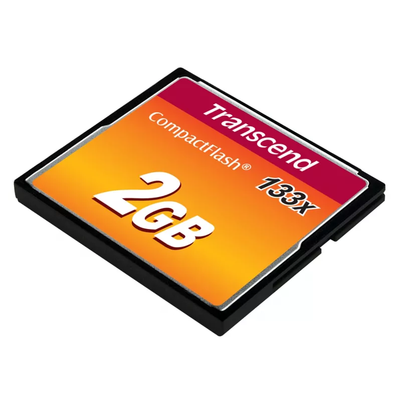 Flash Memory Transcend 2GB CompactFlash 133x TS2GCF133