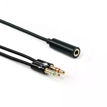 Sbox 35F-2X35M/R 3.5mm F. 4Pin - 2 X 3.5mm M. 3Pin 0.2m