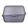 Cat litter box DIAMENTIQ BAYA anthracite, plastic, 55.5 x 40 x 38.7 cm, reversible doors