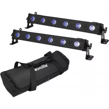 LED bar light EUROLITE LED BAR-6 QCL RGB+UV set of 2 — stage/arch lighting, RGB + UV LEDs