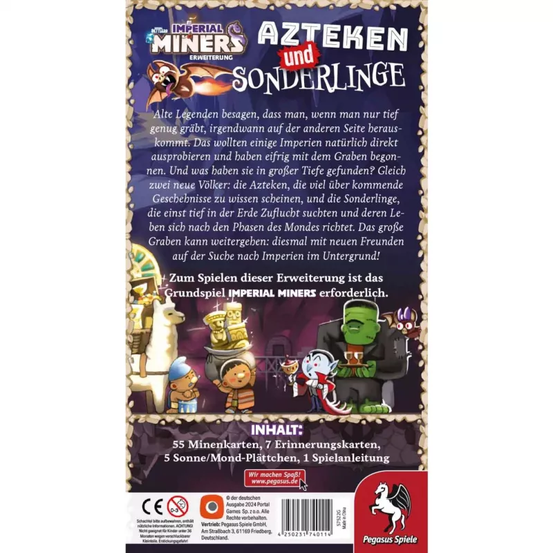 Imperial Miners: Azteken and Sonderlinge, Board Game Expansion