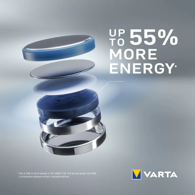 VARTA Electronics Battery CR2016 Lithium 90 mAh 3V VE 2 (06016101402)