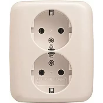 BUSCH JAEGER BJ 202 EUJ-214 202 EUJ-214 SCHUKO Double Socket