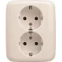 BUSCH JAEGER BJ 202 EUJ-214 202 EUJ-214 SCHUKO Double Socket