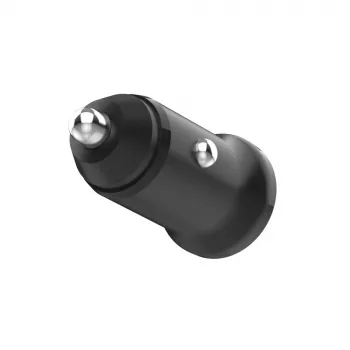 Car charger FIXED FIXCC20N-CU-BK — USB-C and USB-A ports, 20W output, compact in-car adapter