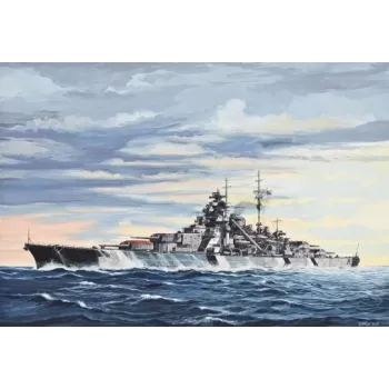 Naval ship model Revell Bismarck Assembly kit 1:700