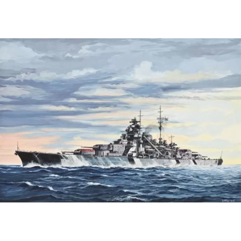 Naval ship model Revell Bismarck Assembly kit 1:700