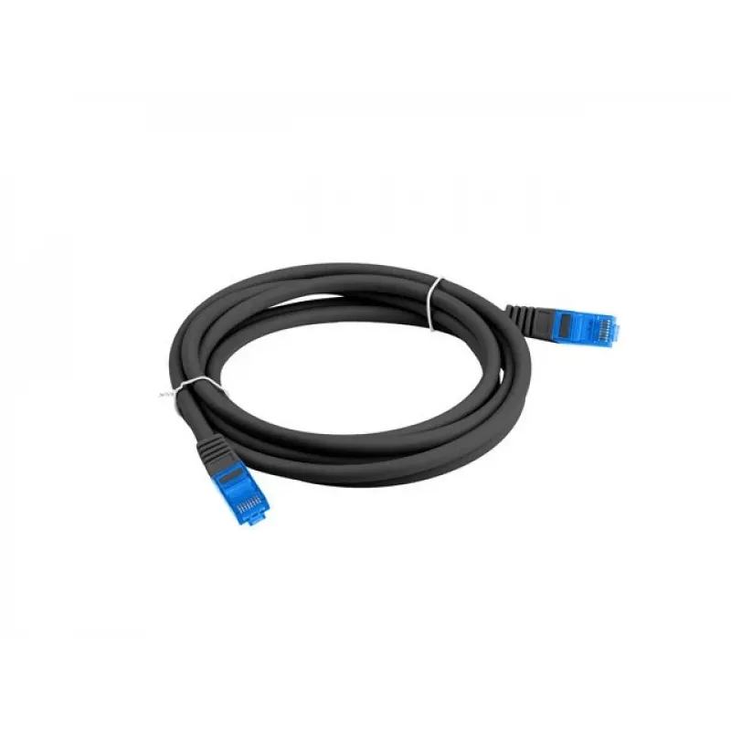 LANBERG Cat6a S/FTP RJ-45 networking cable PCF6A-10CC-0500-BK, 5 m, LSZH, 26 AWG, CCA, black