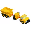 Vehicle set Popular Playthings Mix or Match Vehicles Construction Black Yellow