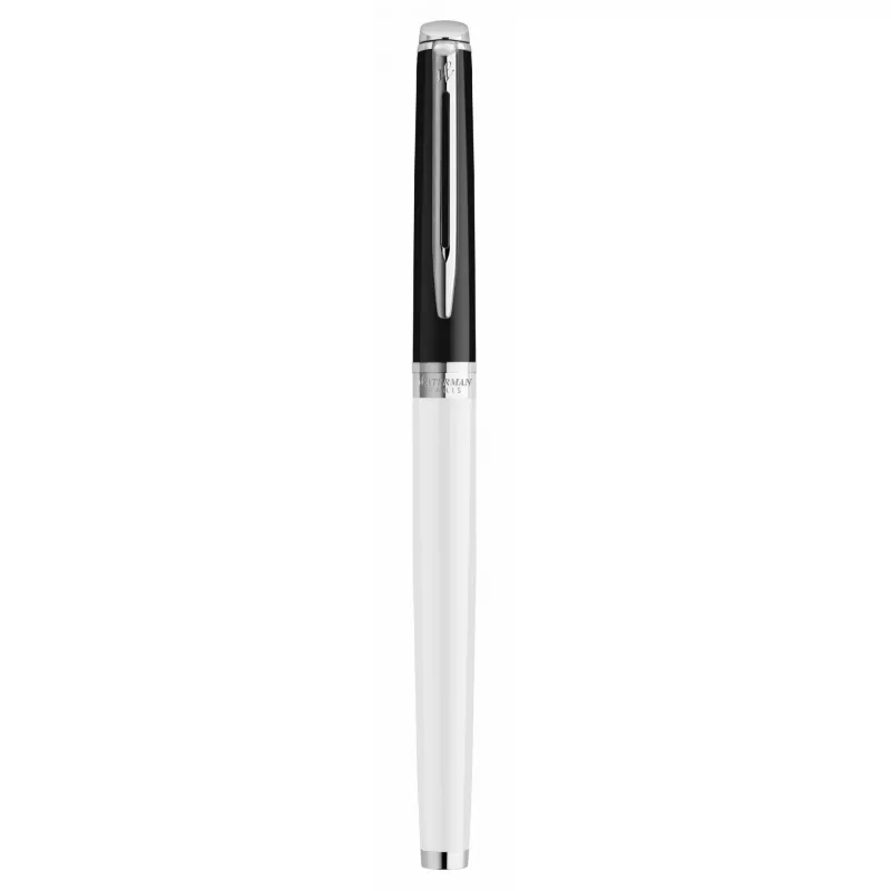 Fountain Pen Waterman Hémisphère Colour Blocking Black White Lacquer
