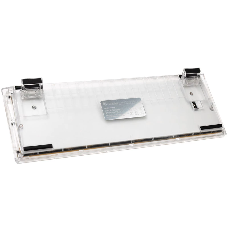 Ducky One 3 Aura White Mini Gaming Keyboard, RGB LED - MX-Silent-Red