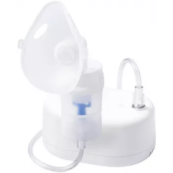 Compressor nebulizer Omron NE-C810 (NE-810) portable, 0.35 ml/min nebulisation, 53 dB, 100 cm airline, includes masks and mouthpiece